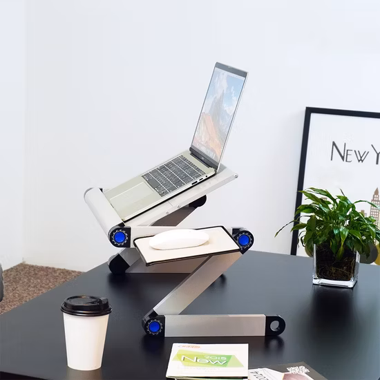 Регулируемая складная металлическая подставка для монитора для ноутбука Charmount